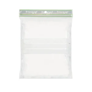 Minigrip® din plastic bio, cu zonă de scriere – 50 μm
